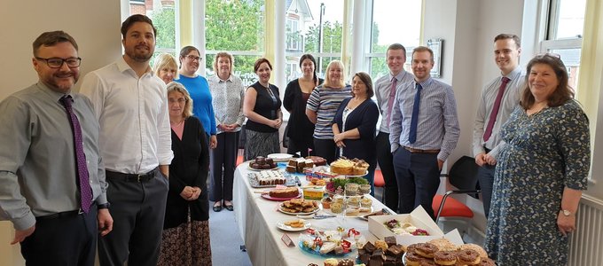Lawson-West supports Alzheimer's Society with cake bake sale 13 June 2019