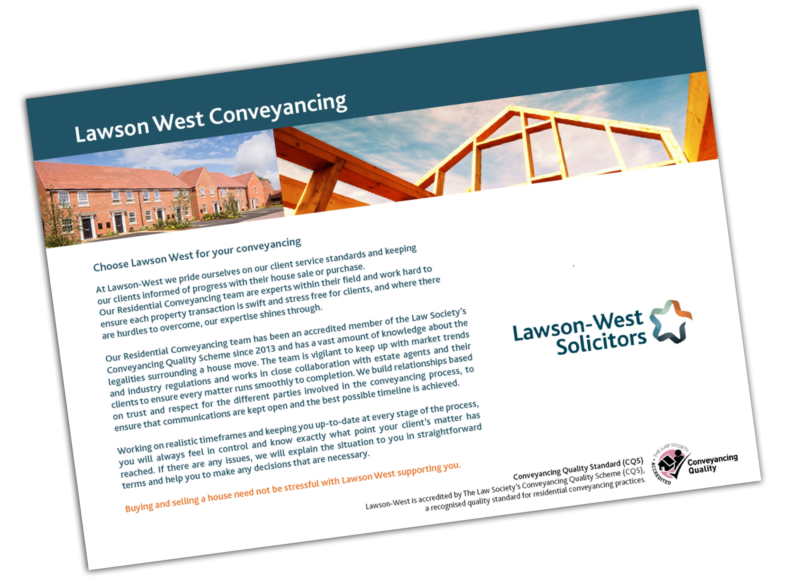 Conveyancing Solicitors Lawson-West 2024