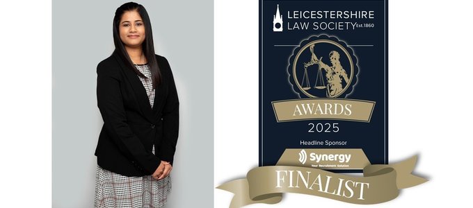 Award Finalist! Sejal Patel shortlisted in the LLS Annual Awards