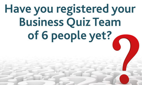 The Business Quiz - Tuesday 29 October - Are you taking part?