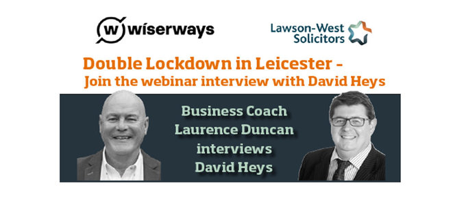 Wiserways Laurence Duncan to interview David Heys - 3 September 3pm