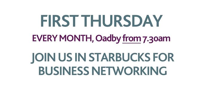 OADBY NETWORKING IN MAY:  Thursday 5th May 2022