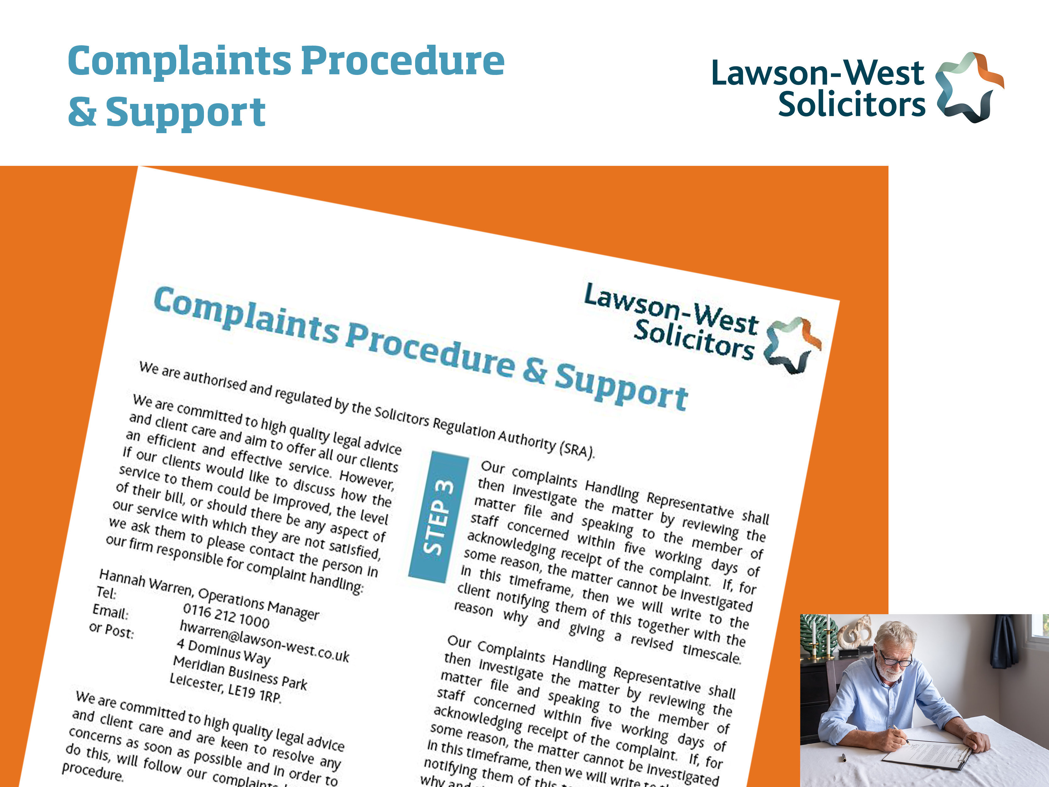 Complaint procedure 2021