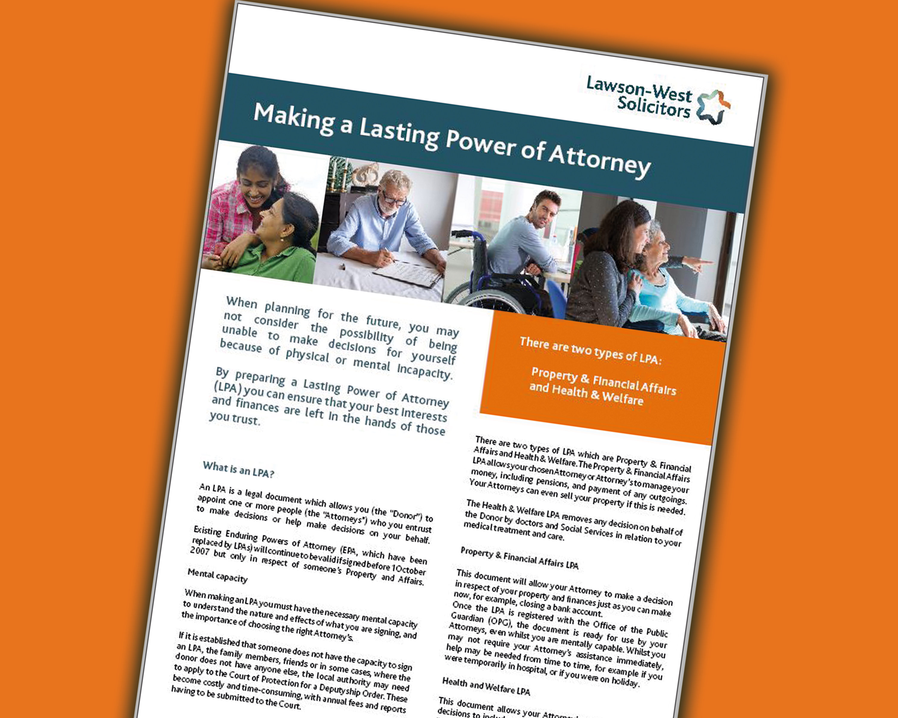 How to making an LPA Lasting Power of Attorney Solicitor