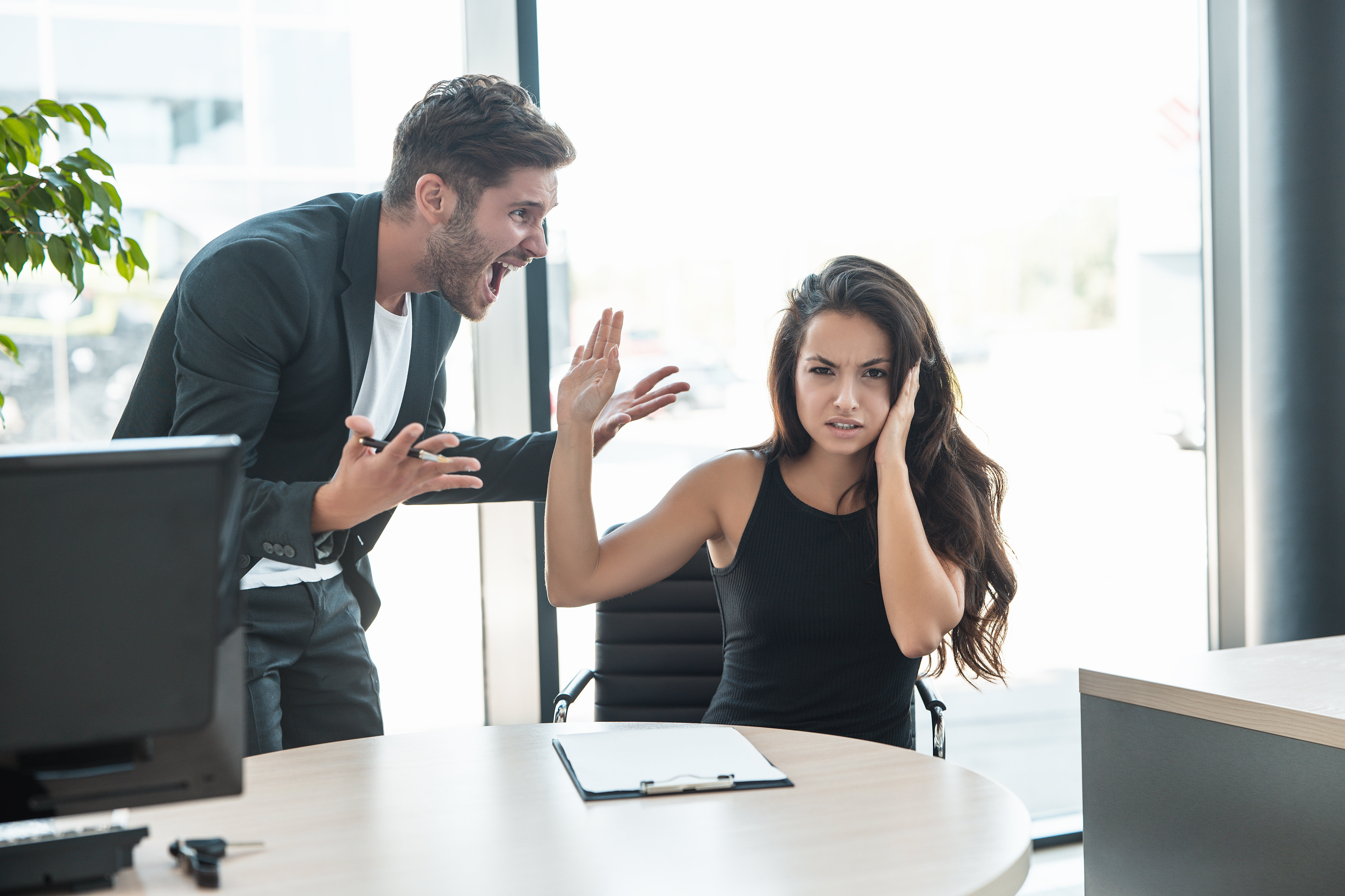 Work bully or work bullying, harassment