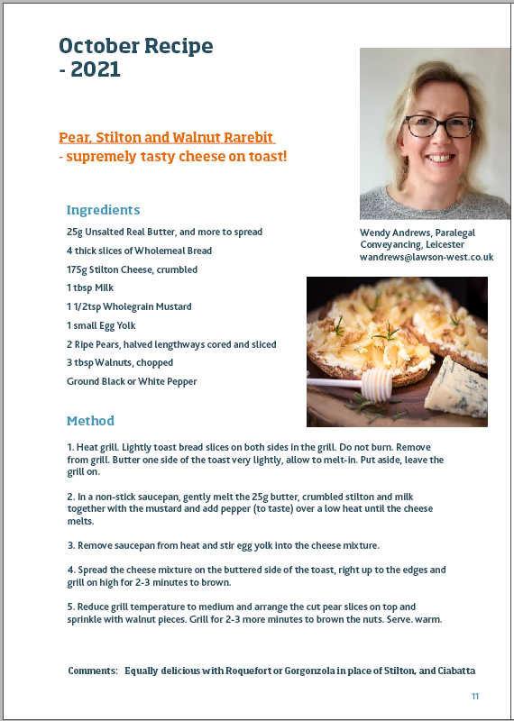 Amazing Staff Recipe - Rarebit