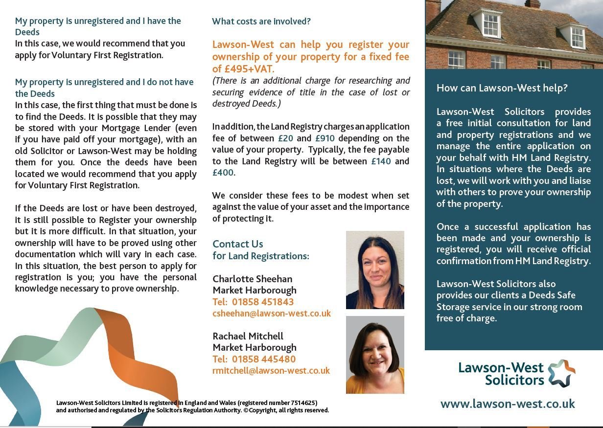 Registering Your Property page 2 with Rachael